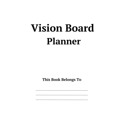 Vision Board Planner Bundle