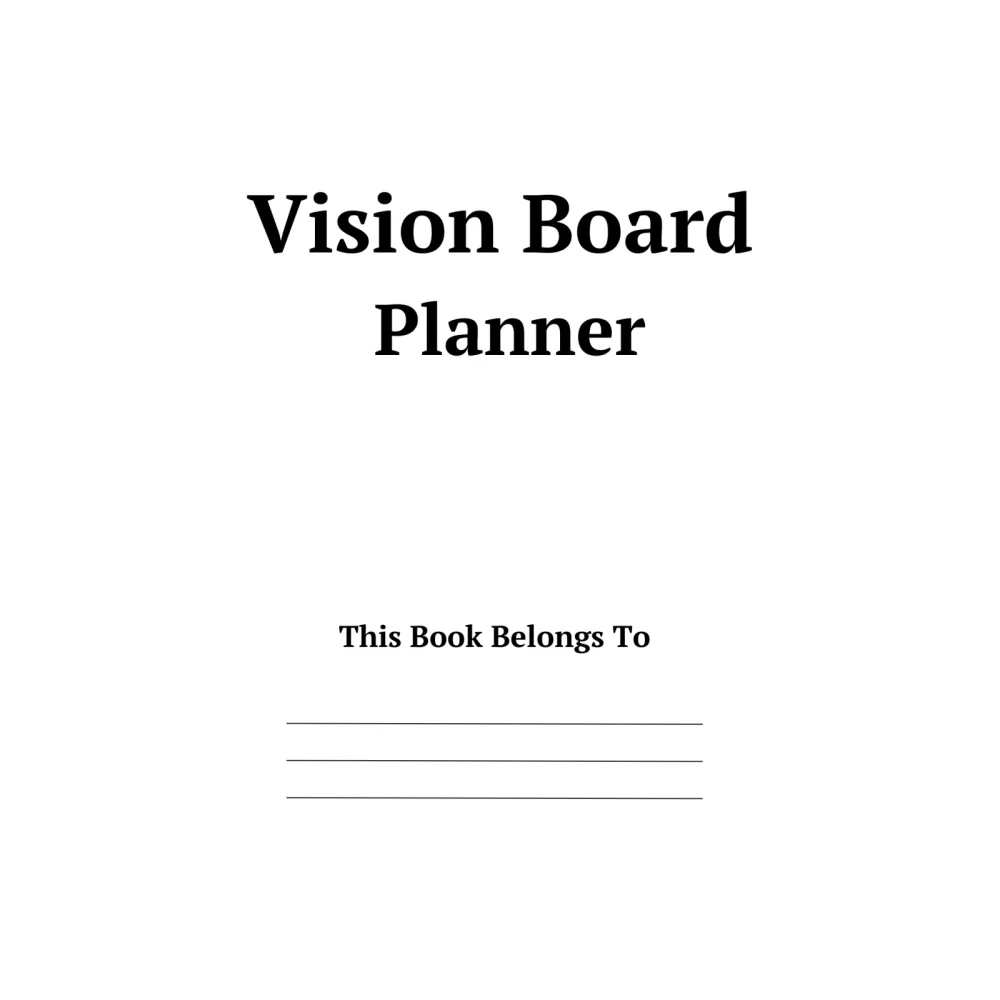 Vision Board Planner Bundle