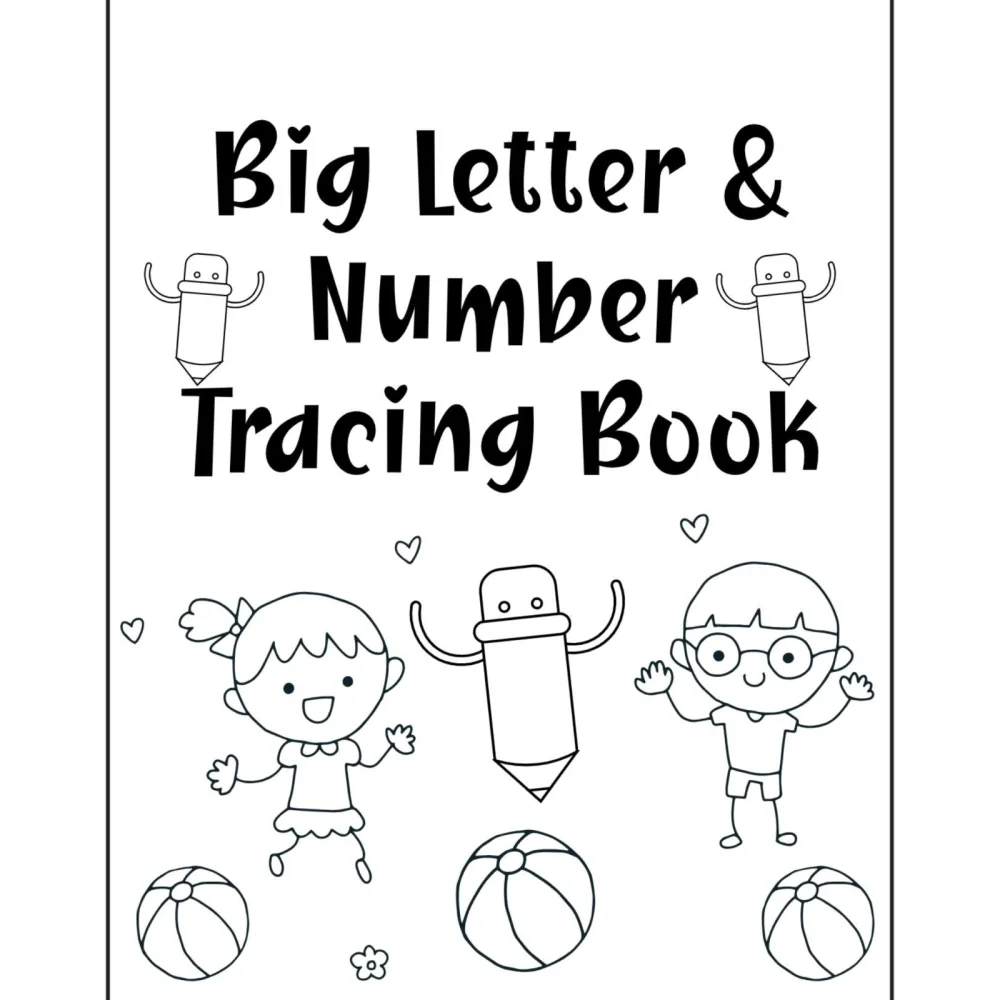 Letter and Number Tracing Book 200 Pages
