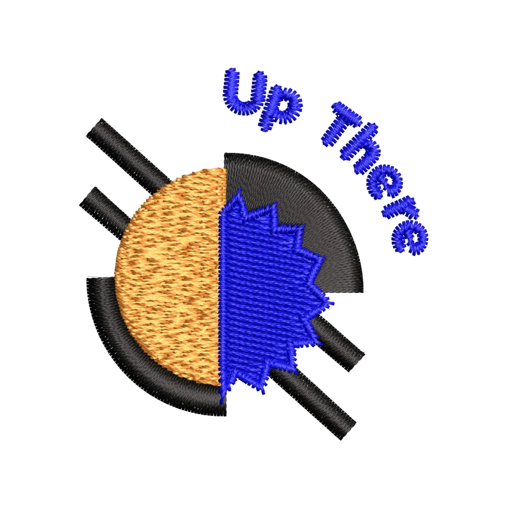 Upthere Embroidery Design