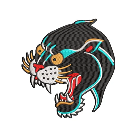 Cougar Drona Embroidery Design