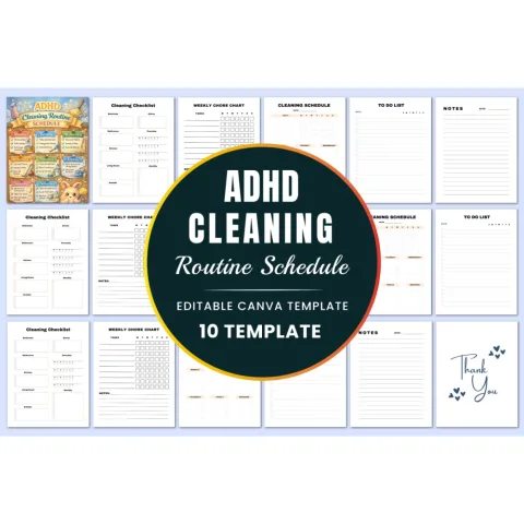 Adhd Cleaning Routine Schedule