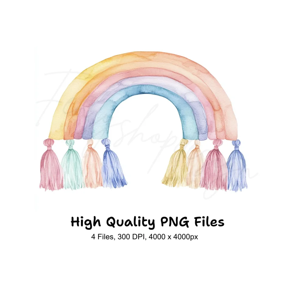 Rainbow Clipart Bundle