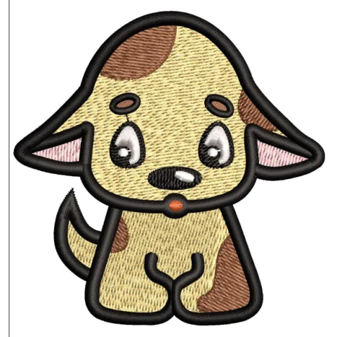 Baby Dog Embroidery Design