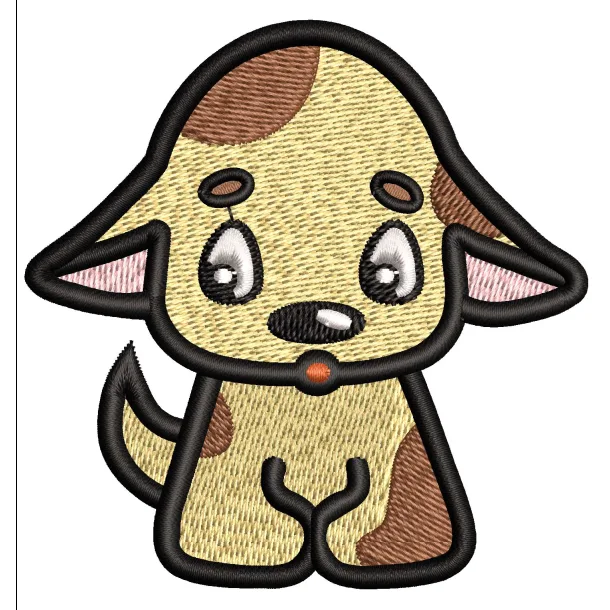 Baby Dog Embroidery Design