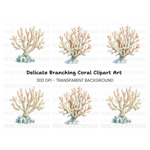 Coral Reef Clipart Bundle