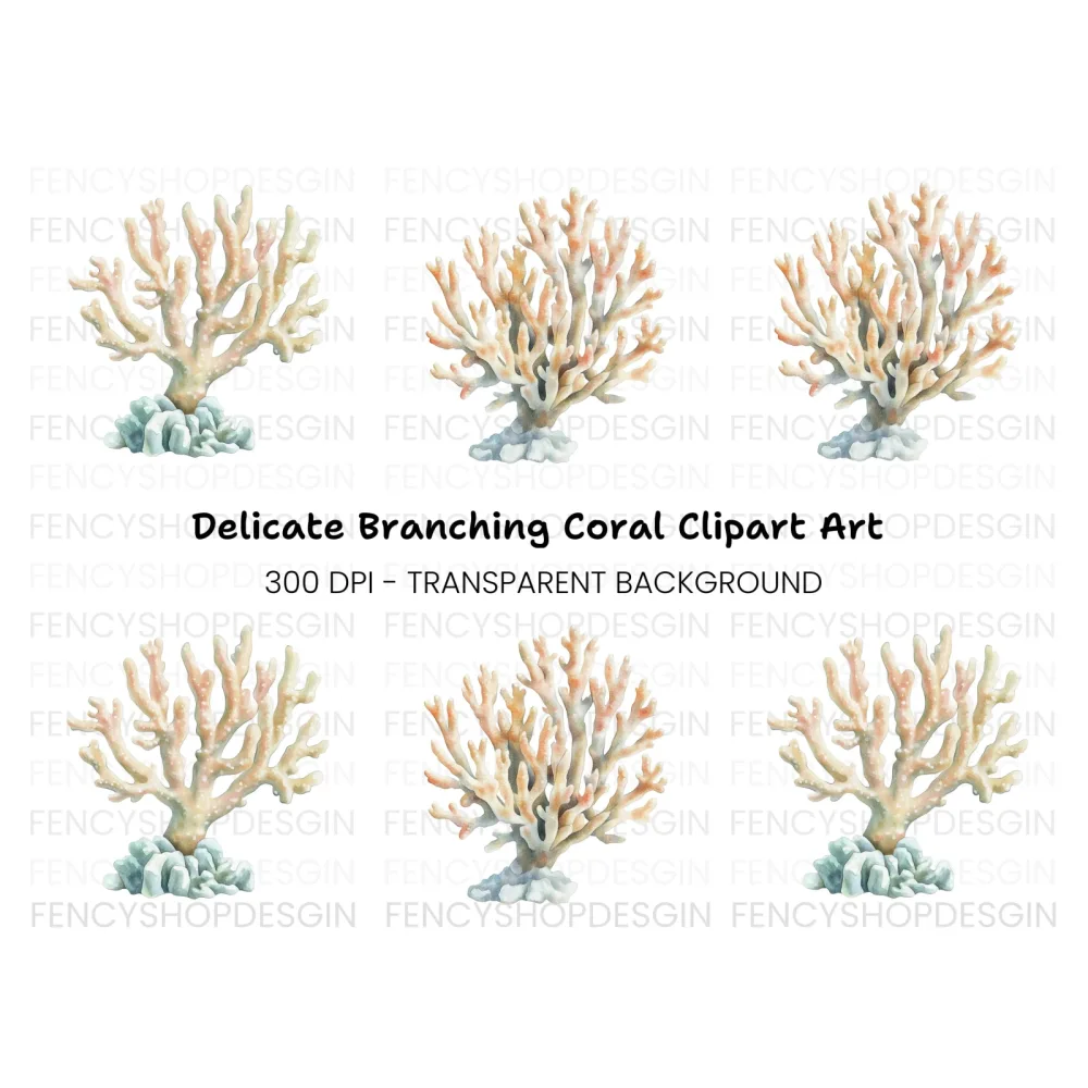 Coral Reef Clipart Bundle