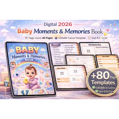 Baby Moments Memories Journal
