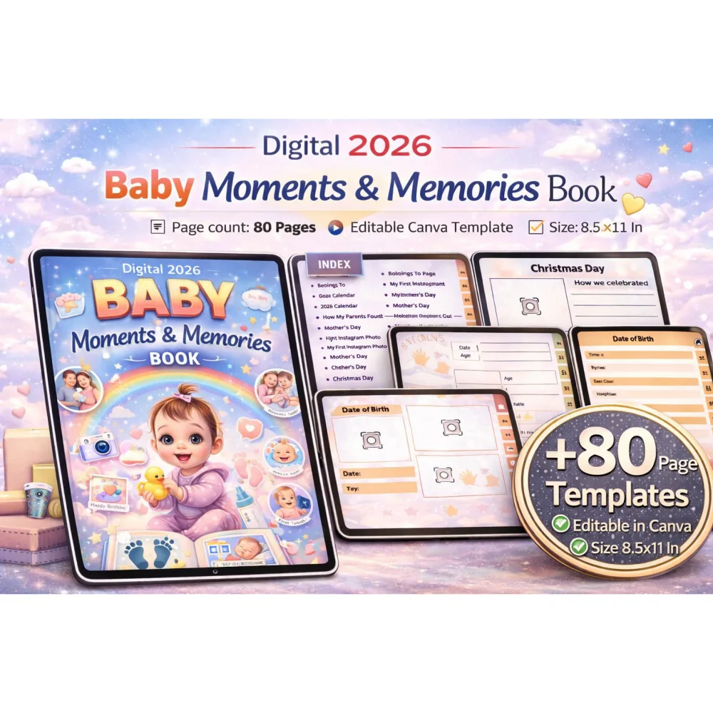 Baby Moments Memories Journal
