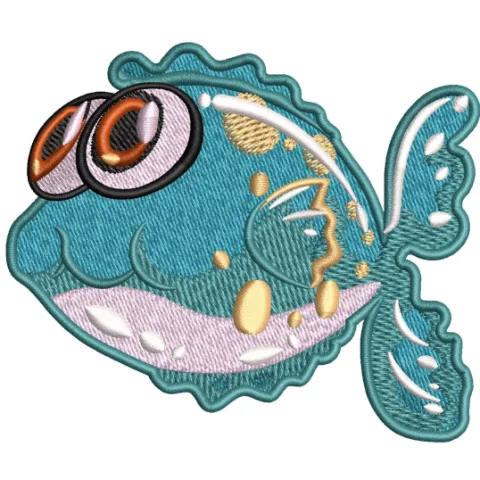 Fish Embroidery Design