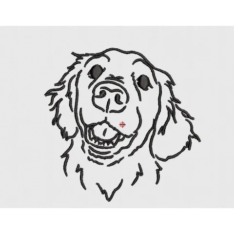 Dog Embroidery Design