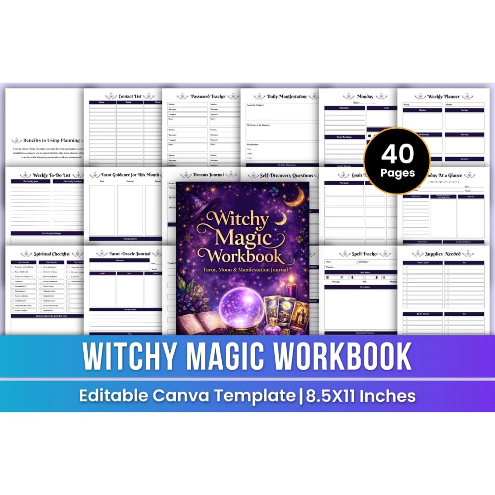 Witchy Magic Workbook