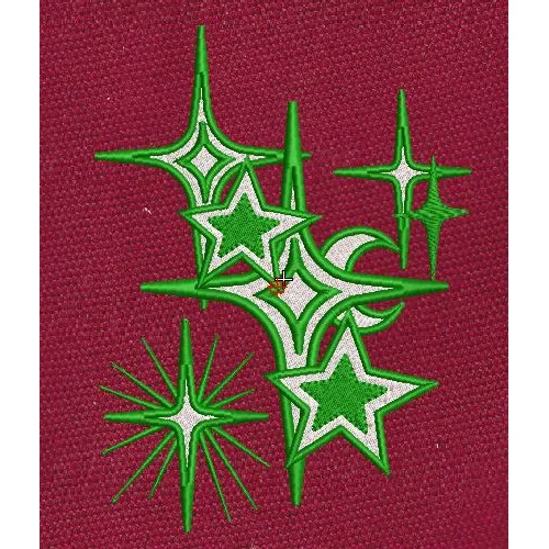 Starburst Embroidery Design