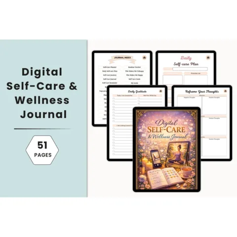Self Care Wellness Journal