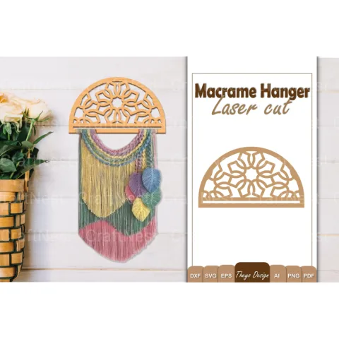 Macrame Flower SVG Bundle