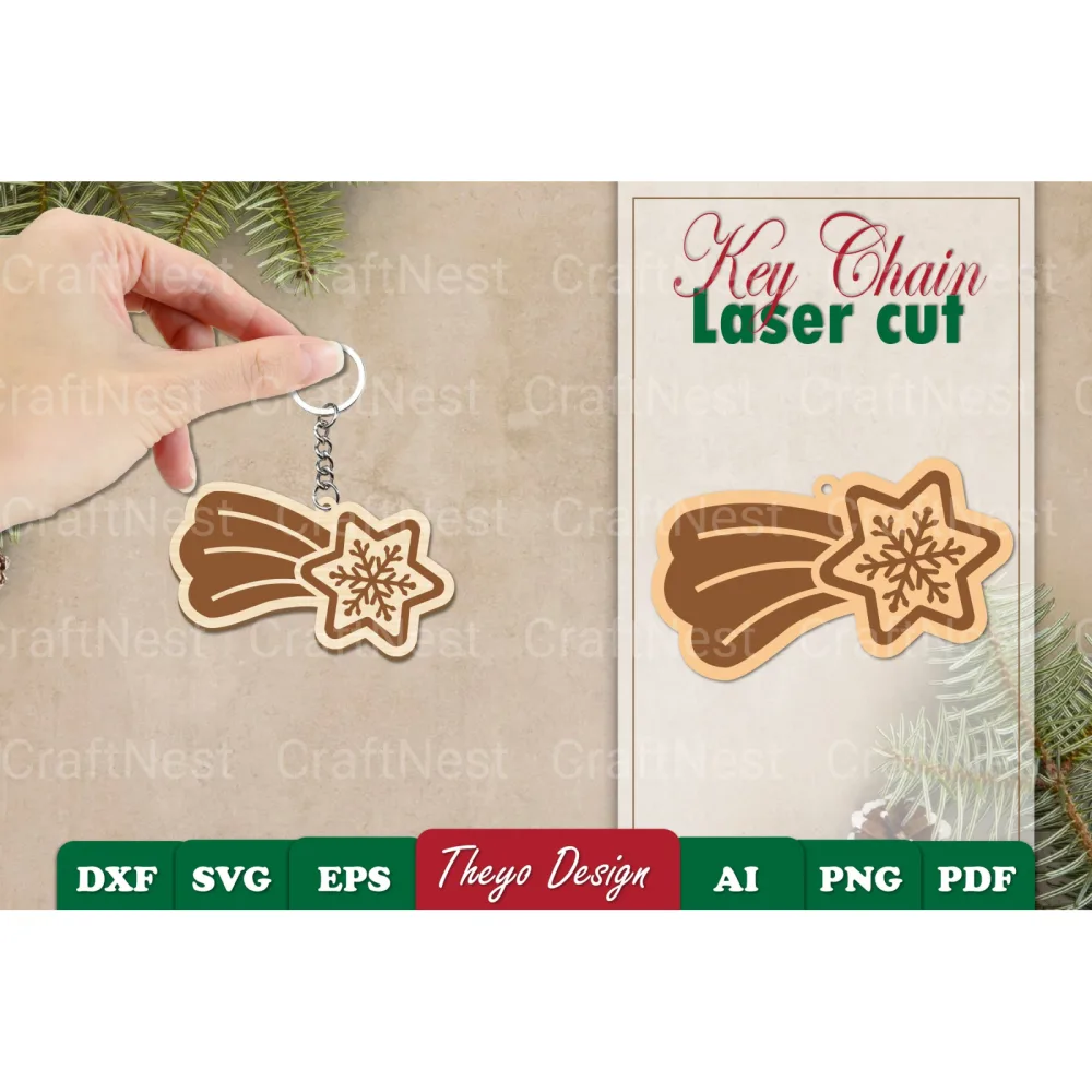 Christmas Keychain SVG Bundle