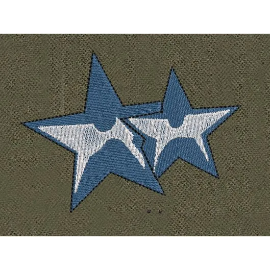 Twinstar Blue Embroidery Design