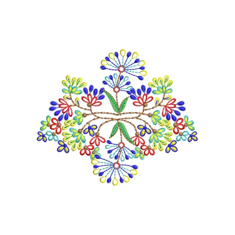 Bushes Multi Embroidery Design