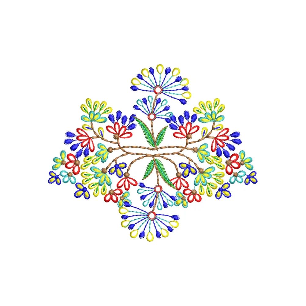 Bushes Multi Embroidery Design