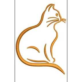 Cat Embroidery Design
