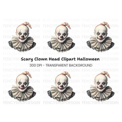 Smiling Clown Clipart Bundle