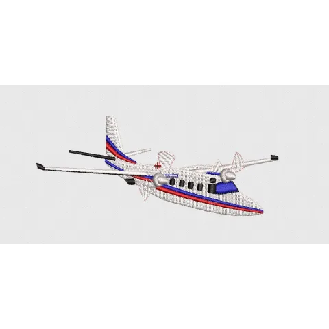 Plane Embroidery Design