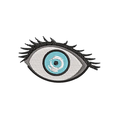Signal Eye Embroidery Design