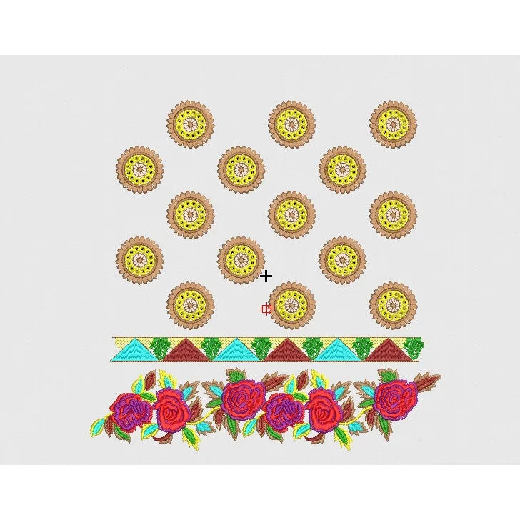 Flower Embroidery Design