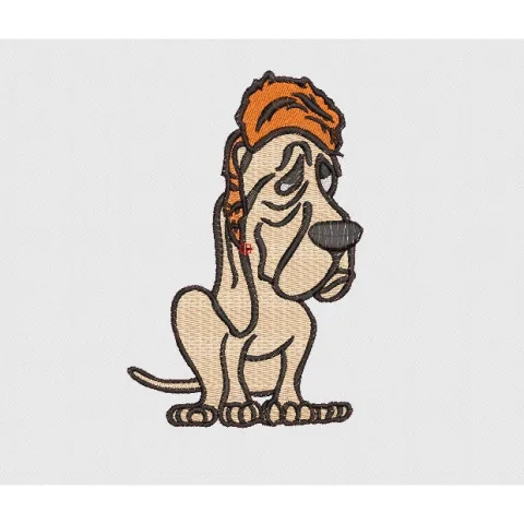 Dog Embroidery Design
