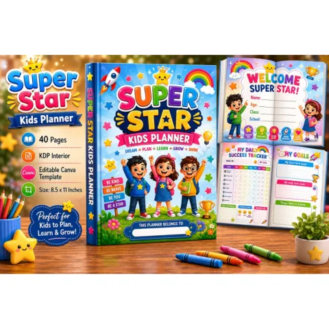 Super Star Kids Planner
