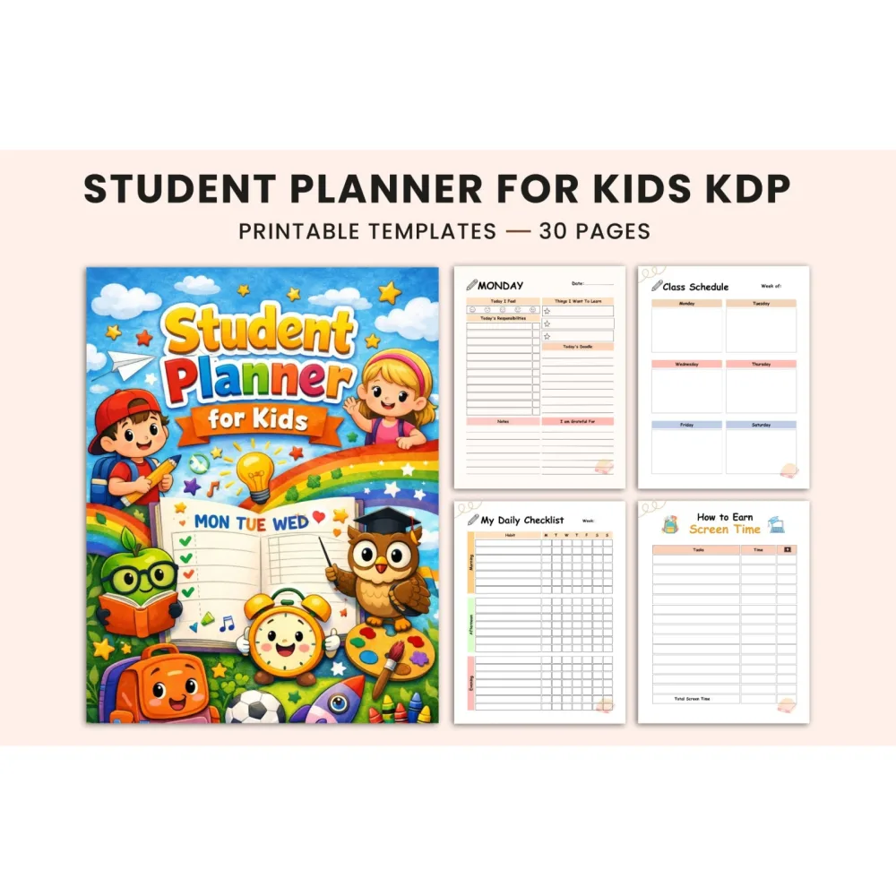 Student Kids Planner