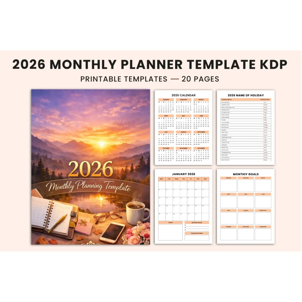 Monthly Planning Planner