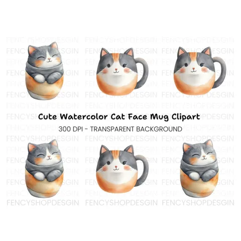 Charming Cat Clipart Bundle