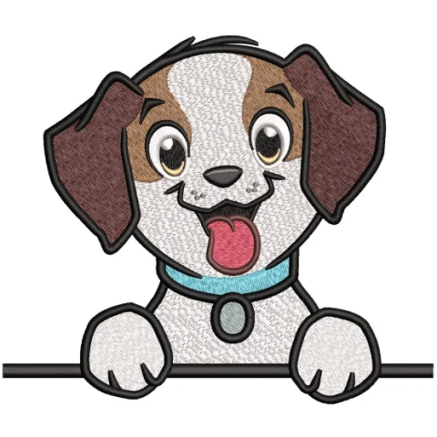 Dog Embroidery Design