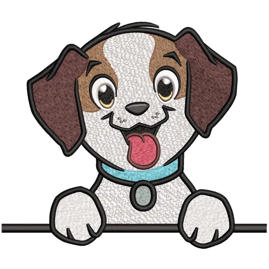 Dog Embroidery Design