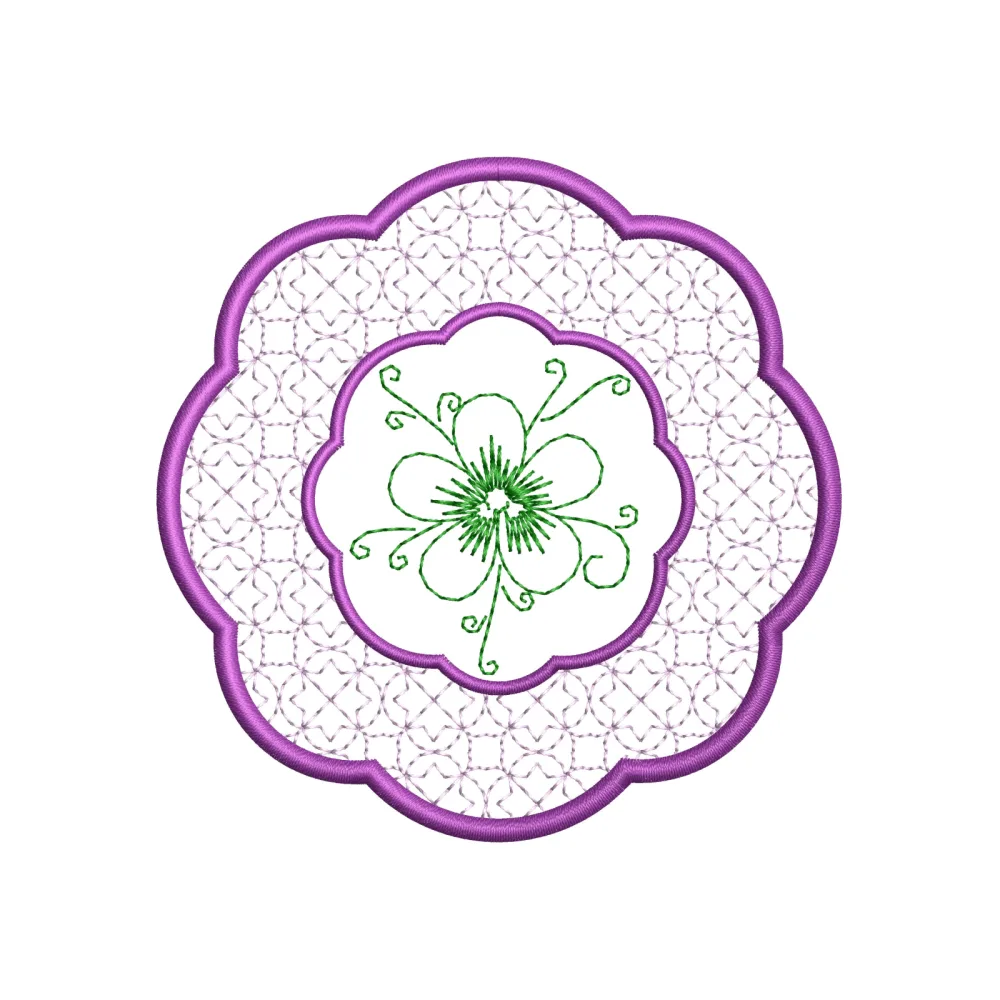 Lace Embroidery Design