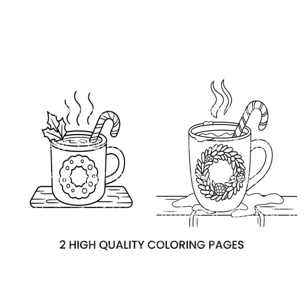 Cozy Christmas Coloring Books