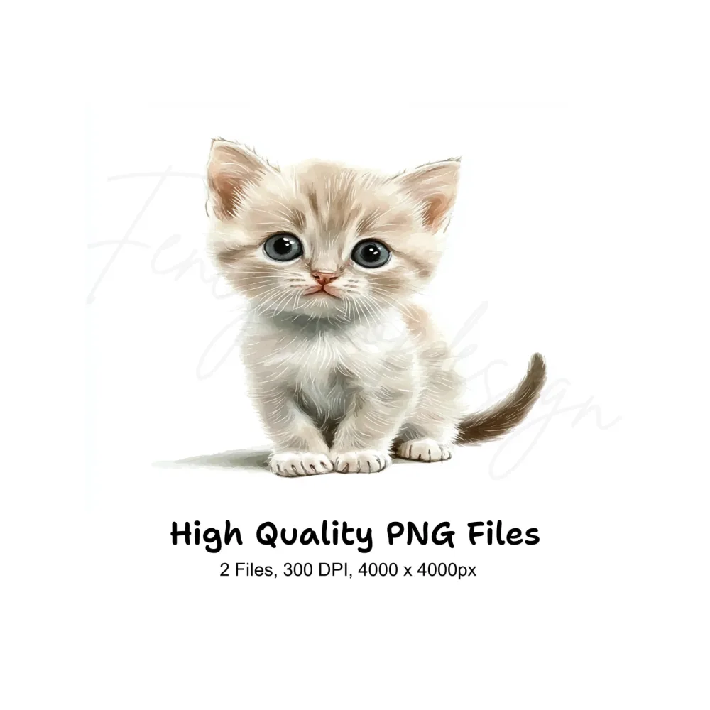 Adorable Kittens Clipart Bundle
