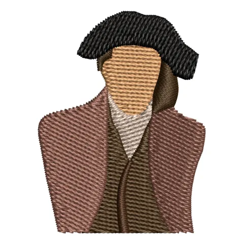 Man Of Pride Embroidery Design