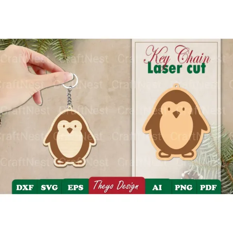 Christmas Keychain SVG Bundle