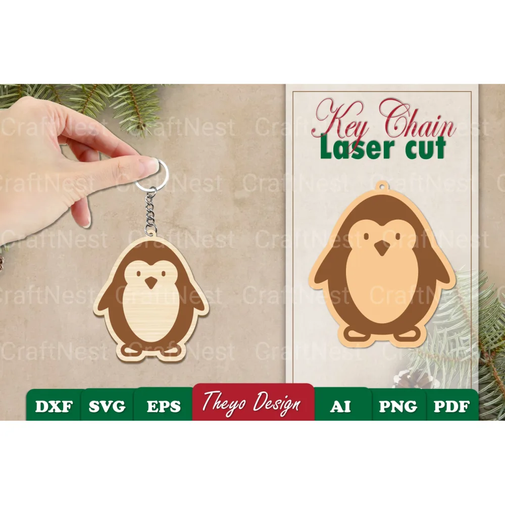 Christmas Keychain SVG Bundle