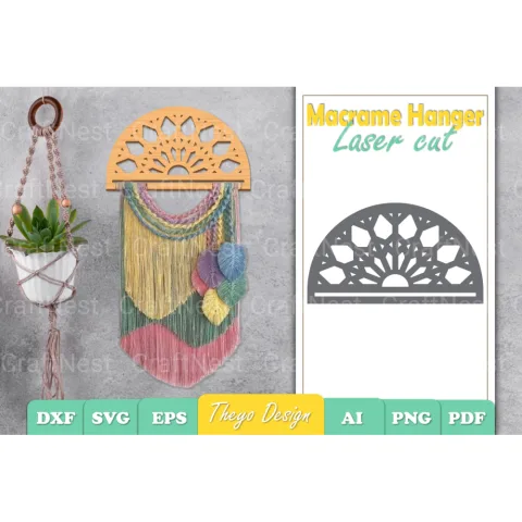 Macrame Snowflake SVG Bundle