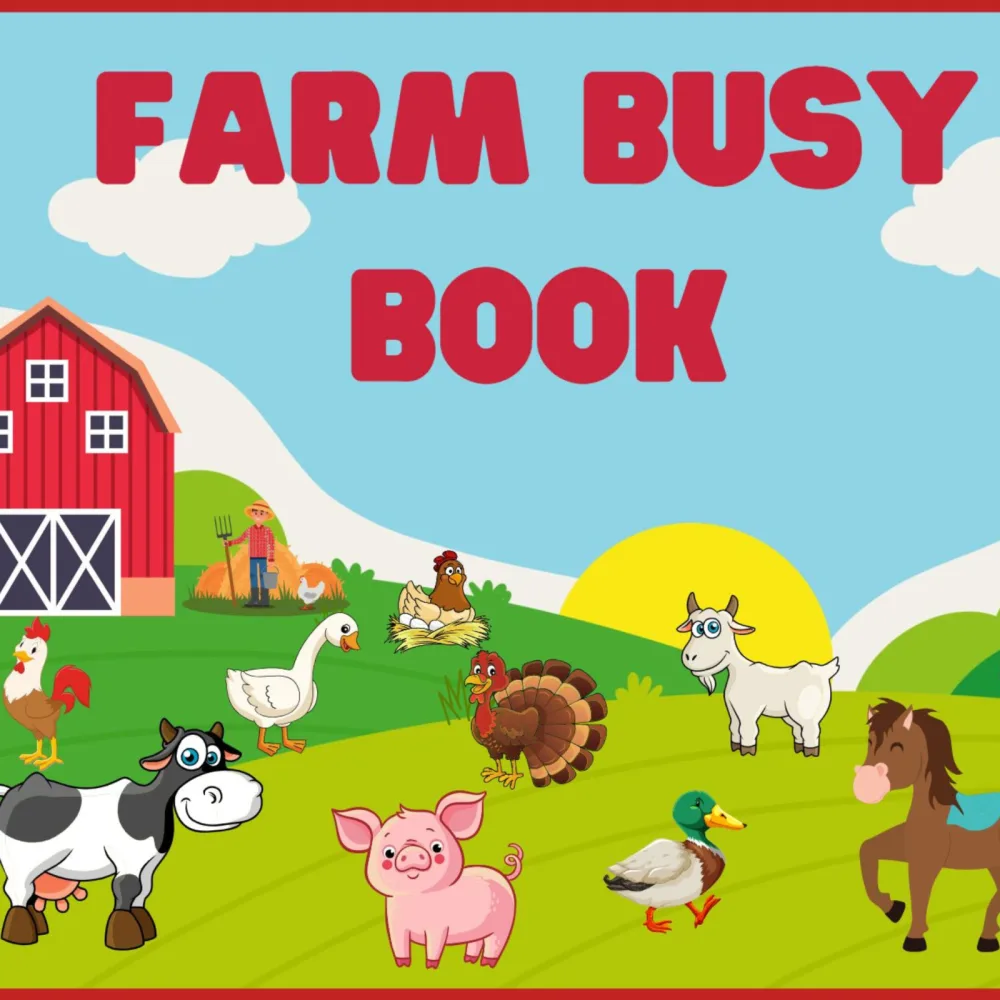 Farm Animals Busy Book