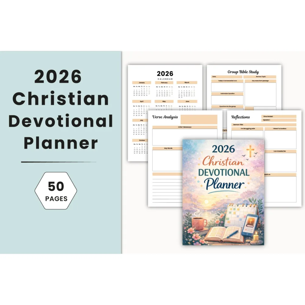 Christian Devotional Planner