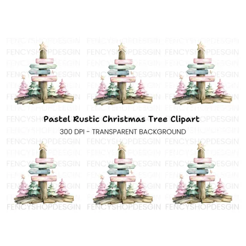 Christmas Tree Clipart Bundle
