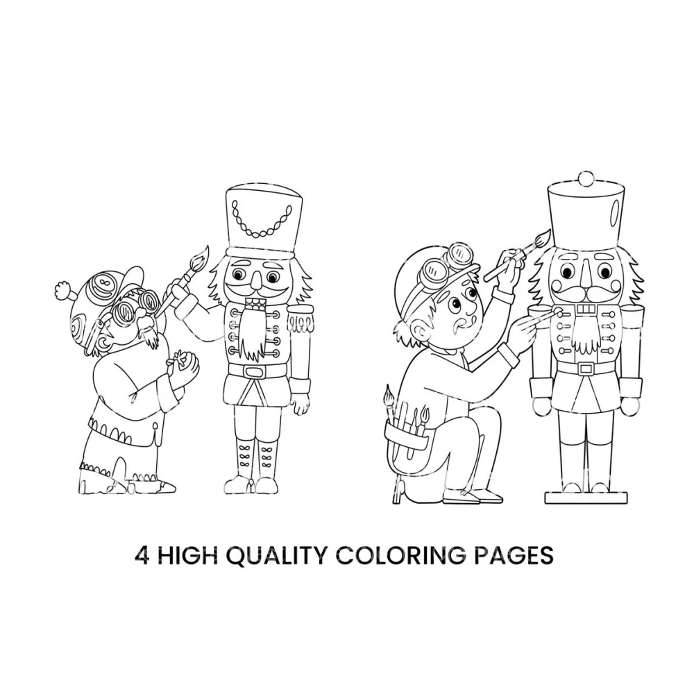 Nutcracker Maker Fun Coloring Books