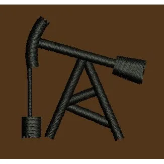 Industrial Extraction Apparatus Embroidery Design