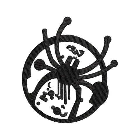 Sign Spider Embroidery Design