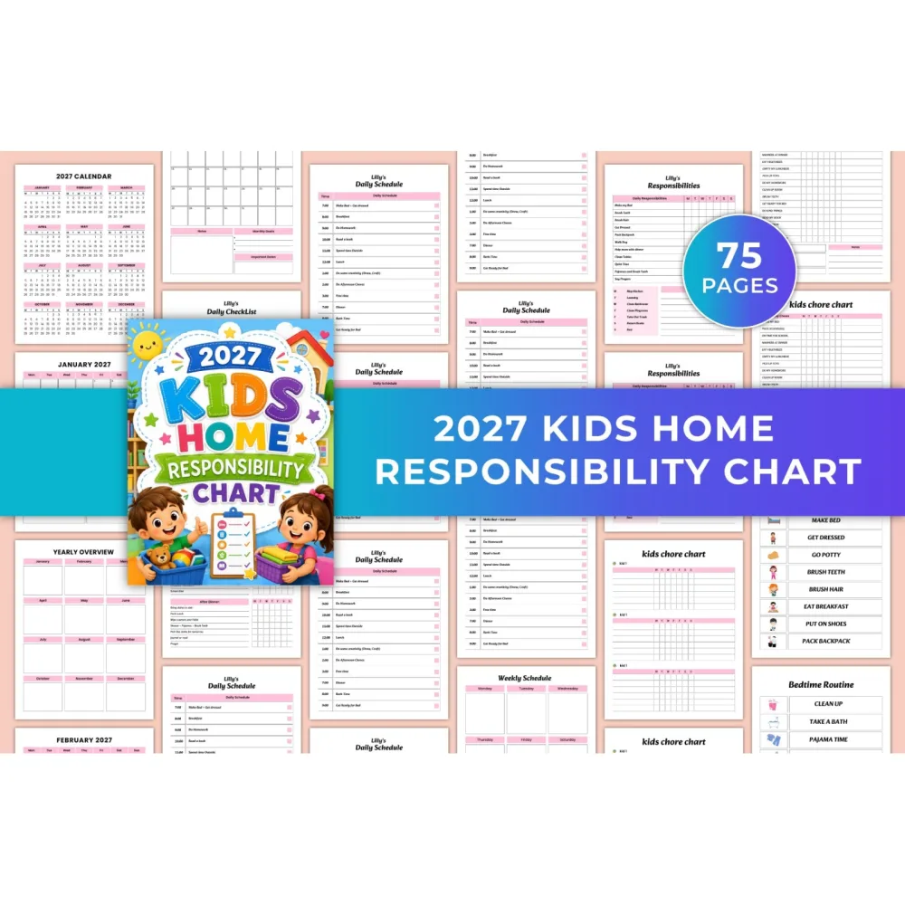Kids Home Responsibility Chart