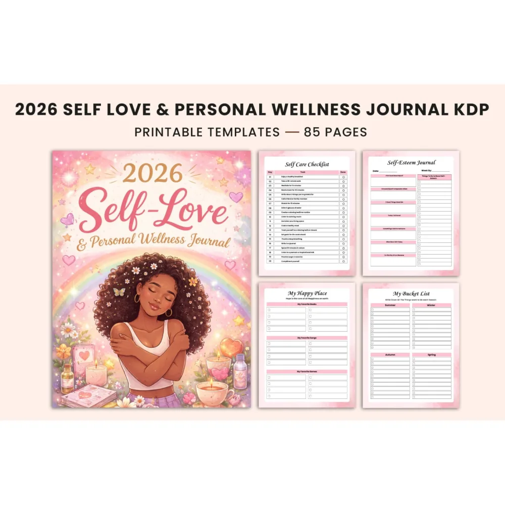 Self Love Personal Wellness Journal